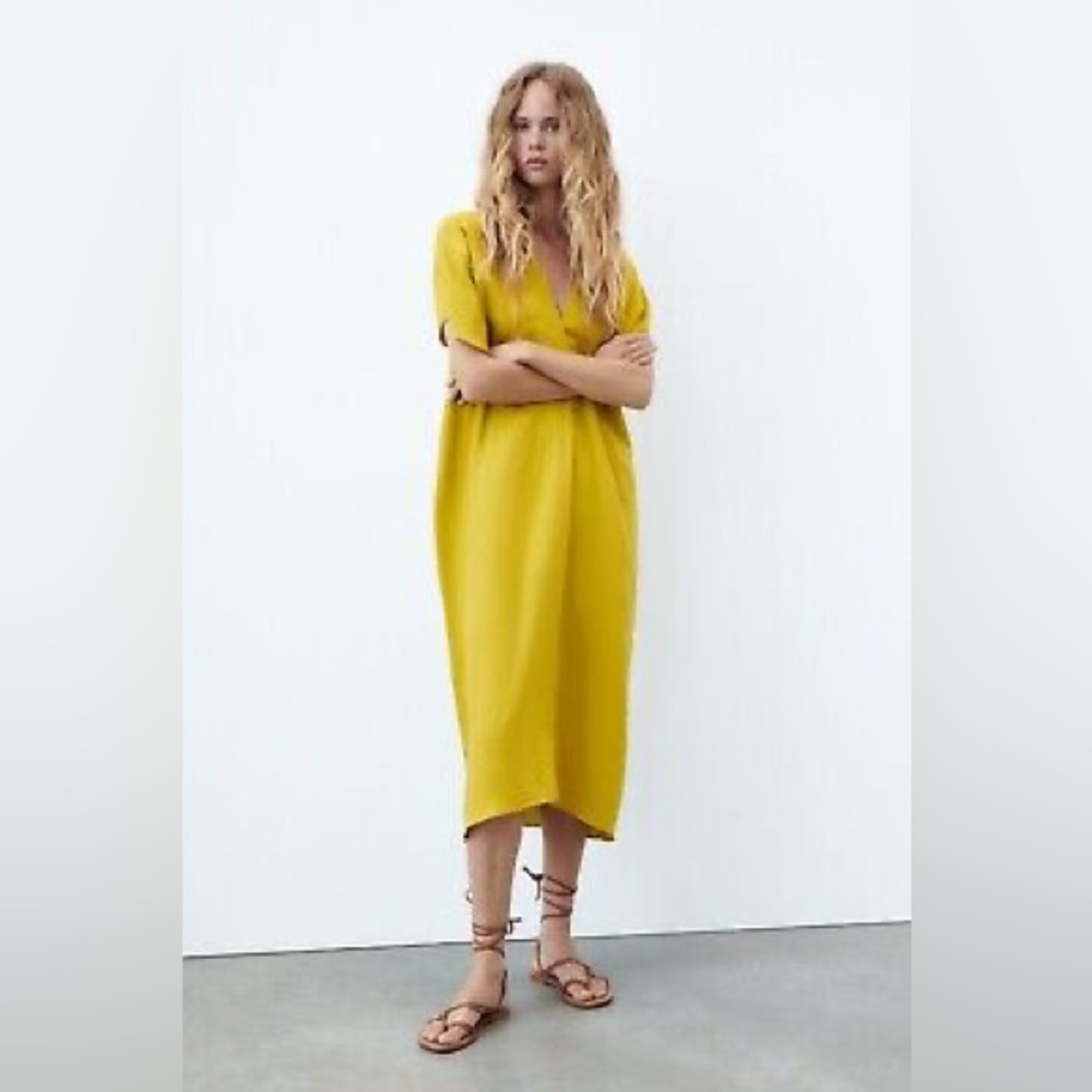 Zara Linen Tunic Dress - perfect summer getaway dress